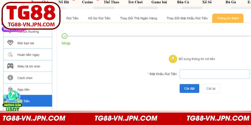 Hướng dẫn cách rút vốn qua ví điện tử
